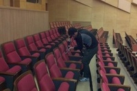국립과천과학관 어울림홀 의자 작업